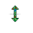 Vertical resize cursor