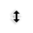 Vertical resize cursor