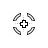 Quarter circle + Croix cursor