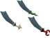 Rune Scimitars (Gods) Cursors preview