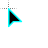 Turqouise and Black Cursors preview