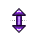 Vertical resize cursor