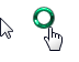 Windows 7 Super Inferior Turquoise Cursors preview