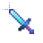 Enchanted Diamond Sword slices by BAZZI cursor
