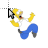 homer running cursor