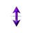 Vertical resize cursor
