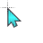 Large Aqua VSI cursor