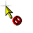 Unavailable cursor