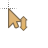 Vertical resize cursor