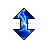 Vertical resize cursor
