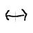 Horizontal resize cursor