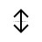 Vertical resize cursor