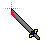Bloody sword cursor