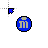 Multicolored M&M cursor