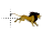 running lion cursor