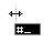 Horizontal resize cursor