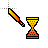 Hot Sword Cursor BG Work cursor