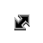 Flashing Neon gRAy and Black Diagonal Resize 2 cursor