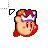 Kirby with a hat cursor