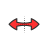 Horizontal resize cursor