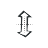 Vertical resize cursor