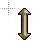 Vertical resize cursor