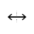 Horizontal resize cursor