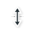 Vertical resize cursor