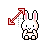 pinkbunnyDiagonalResize2 cursor