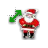 Christmas Santa Diagonal 2 cursor