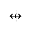 Horizontal resize cursor