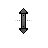 Vertical resize cursor