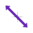 Purple filled diagnoal resize 1 cursor