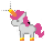 Sparkly Pink Unicorns Cursors preview