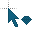 Sapphire mouse pointer  cursor