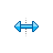 Horizontal resize cursor