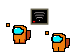Orange Among Us (Darker) Cursors preview