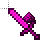 Dimond sword-background pink cursor