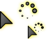 Yellow Random Cursors preview