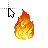 Flames cursor