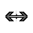 Horizontal resize cursor