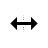 Horizontal resize cursor