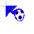 DarkBlueFlamingBall cursor