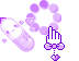 Cute Kawaii NoteBook Purple Cursors preview