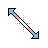 Trans diagonal tlbr cursor