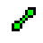 Diagonal 2 resize pixelated green cursor