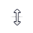 V RESIZE cursor
