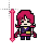 Vertical resize cursor