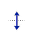 Vertical resize cursor