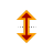 Vertical resize cursor